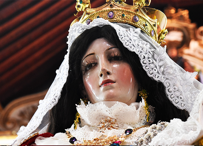 Imagen de la Virgen del Santísimo Rosario